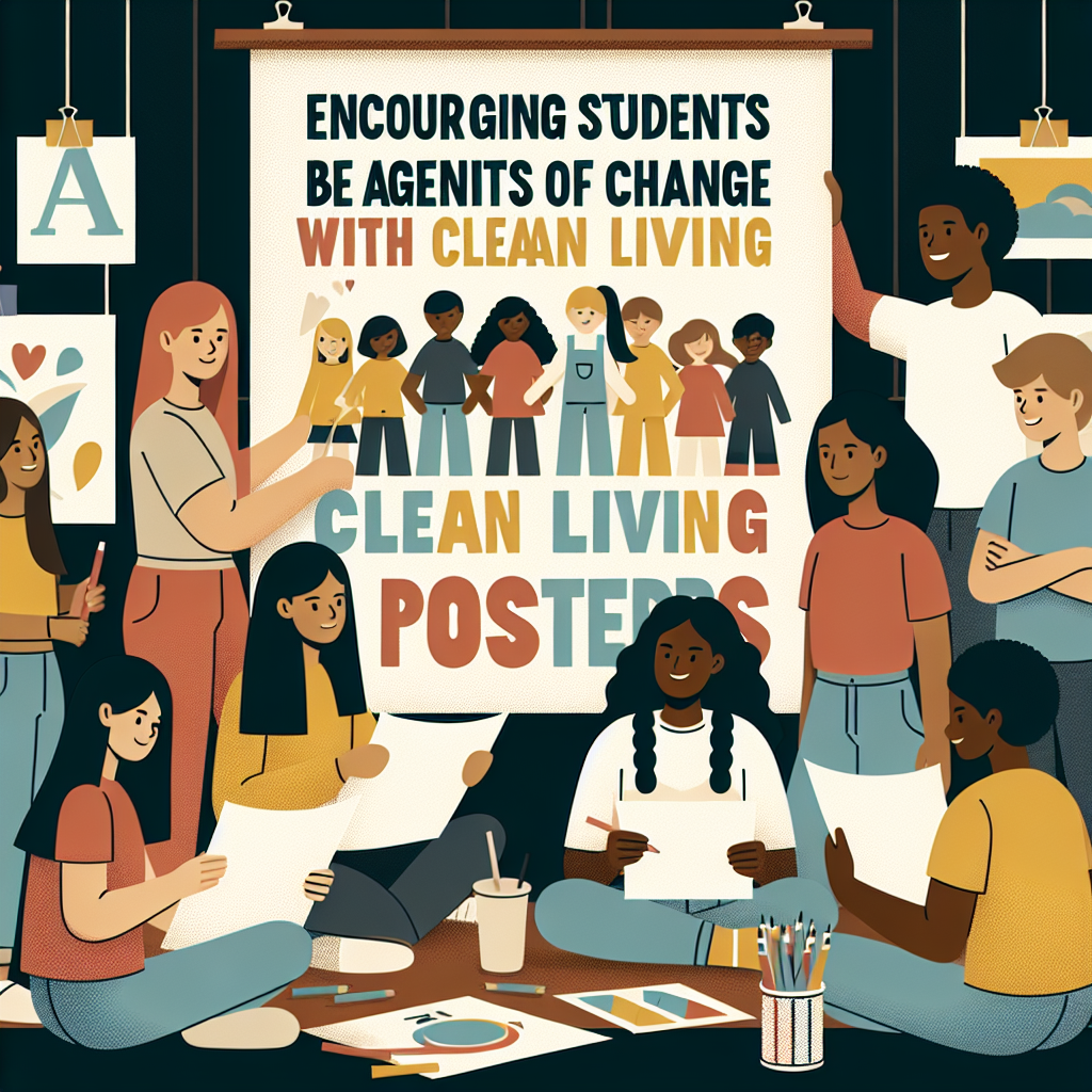 Mengajak Siswa Menjadi Agen Perubahan dengan Poster Perilaku Hidup Bersih